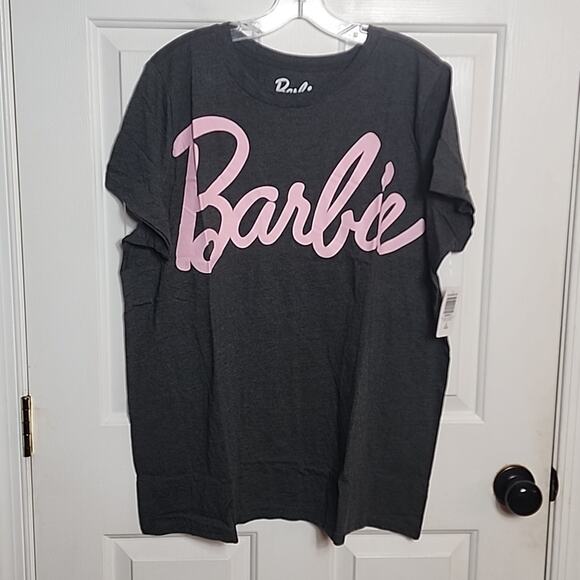 Torrid Barbie Tee, Charcoal Gray, NWT, 2X - Picture 2 of 6